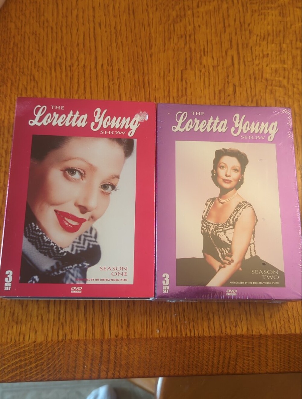 THE LORETTA YOUNG SHOW: Season 1  & 2  (DVD, 3-Disc BOX SET EACH) Security Seals